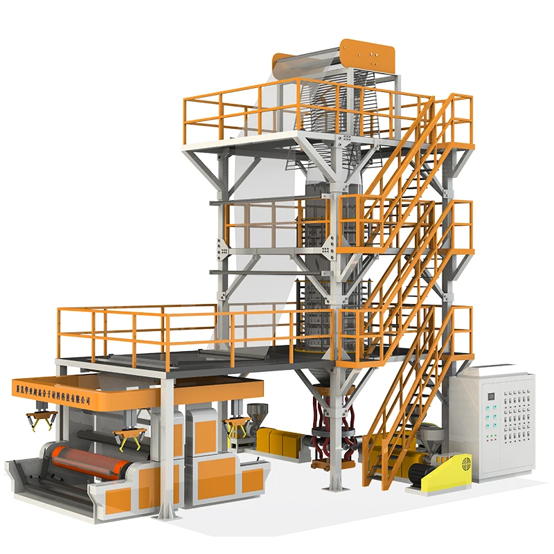 Single Layers blow film machine/blown film extruder/plastic blowing machine price