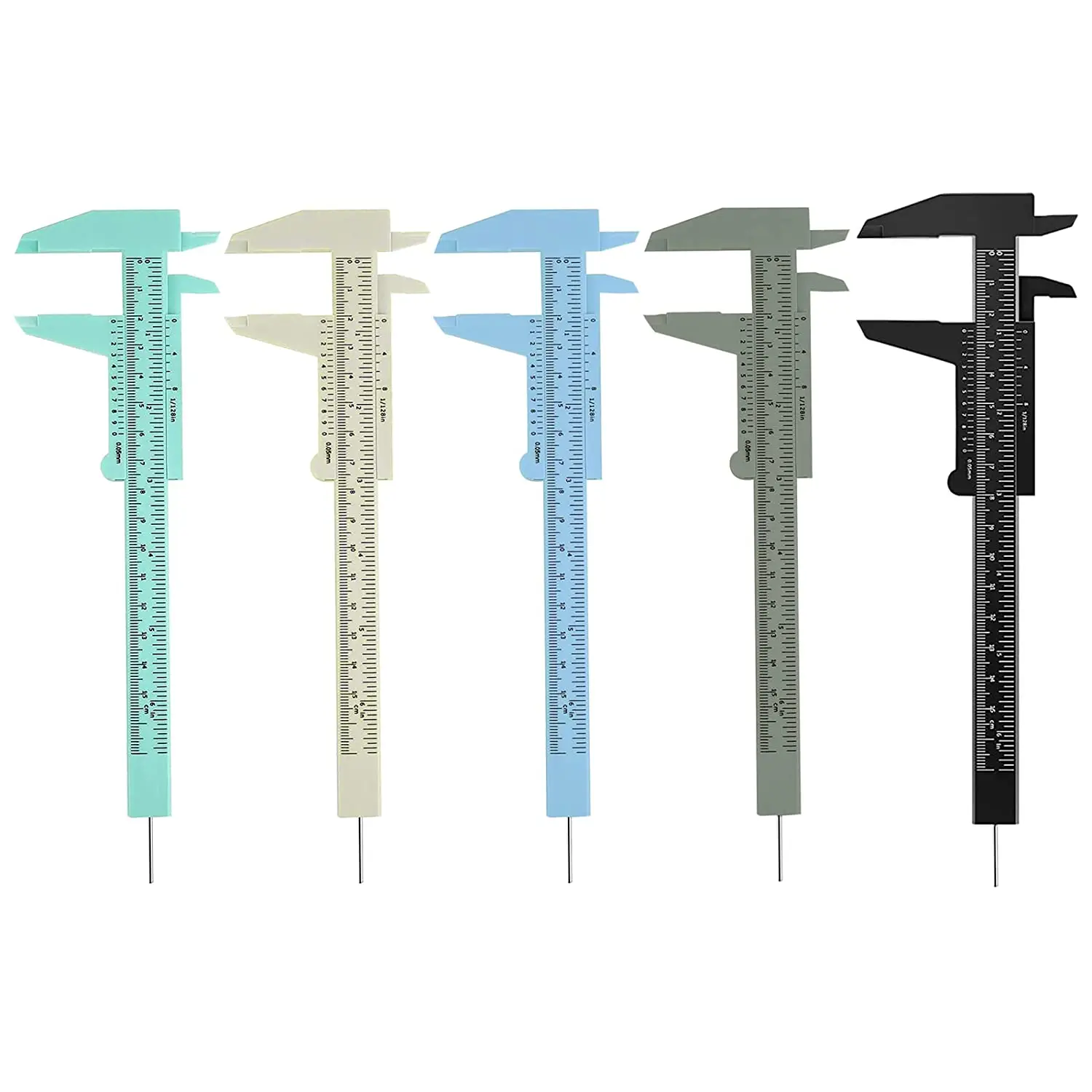 150mm Plastic Eyebrow Measuring Vernier Caliper Microblading Permanent Makeup Caliper Ruler For Pmu Training