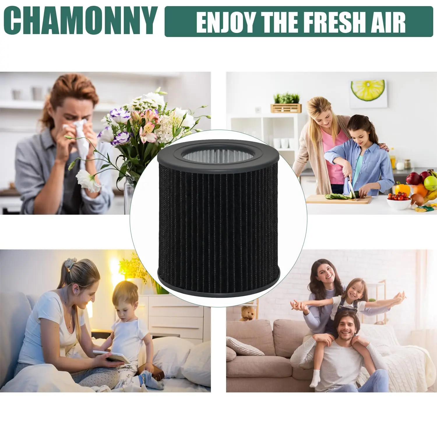 Air Mini PECO-HEPA Tri-Power Filter Replacement Compatible with Molekule PECO-HEPA Tri-Power Air Mini Air Purifier