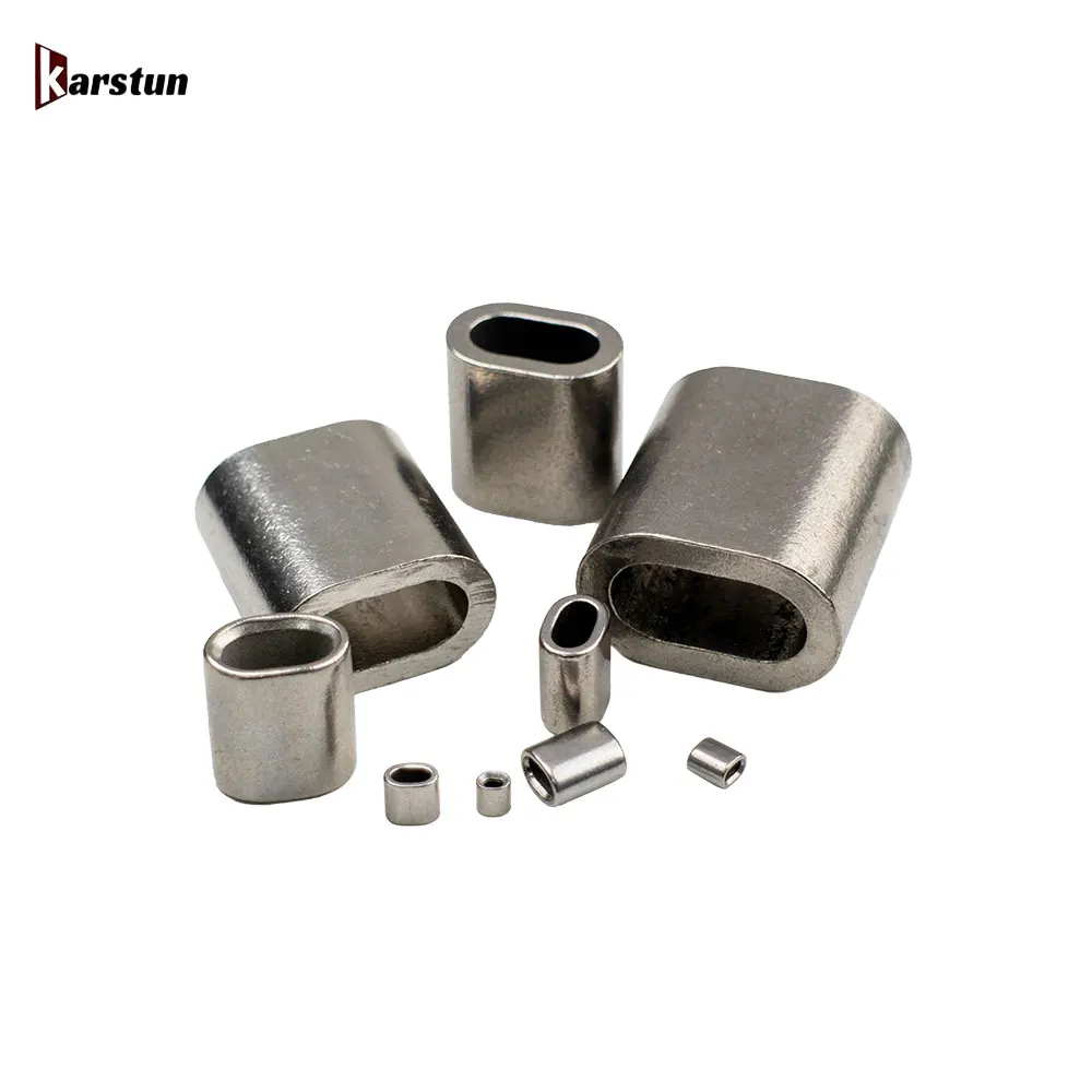 M1-M12 de arena inoxidable Овальный Duples овальной формы из нержавеющей стали обжимки рукава песочные часы