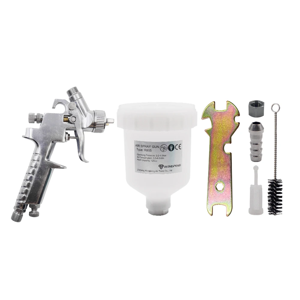 R805 Spray Paint Gun Hvlp Paint Spray Gun Machine for Home 125CC Cup