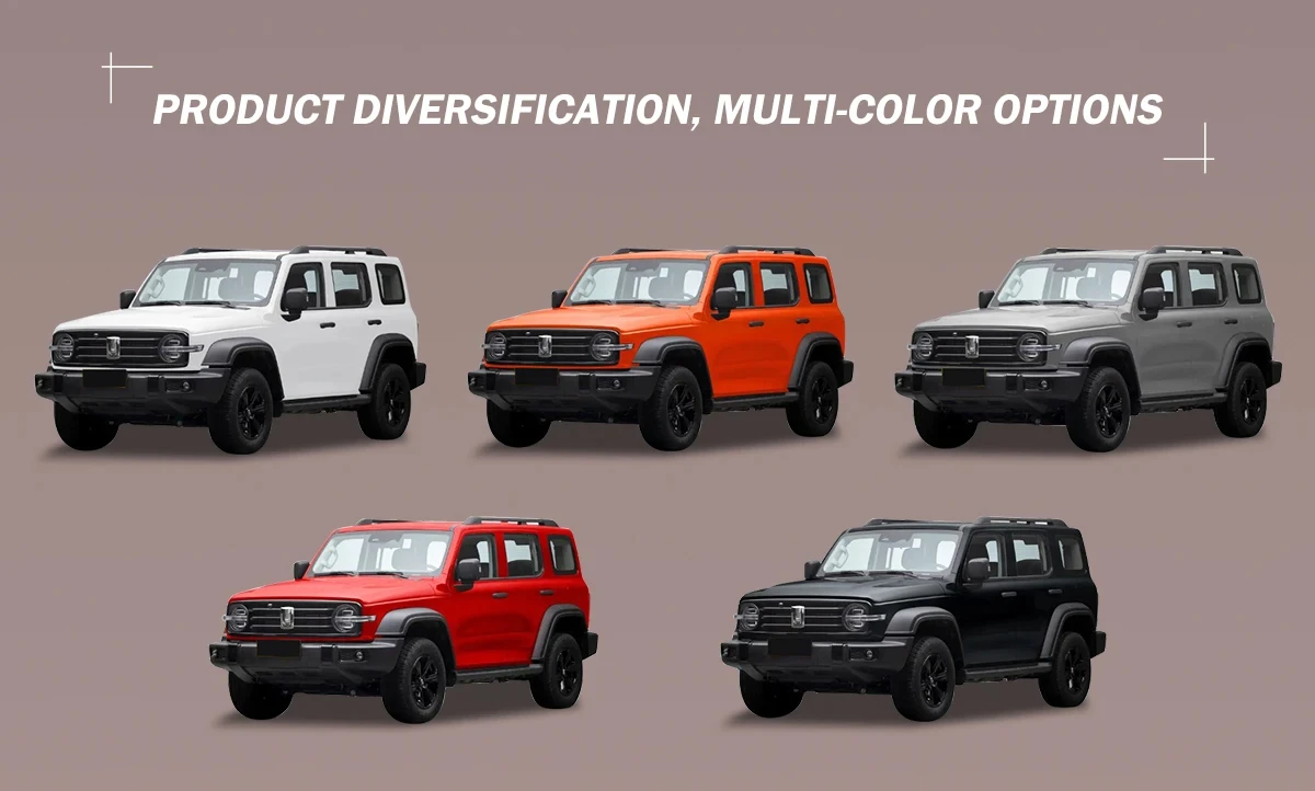 2024 Chinese Brand Chang Cheng Tank 500 4WD Gasoline Cars Big Space Petrol Vehicle SUV New and Used Automobile