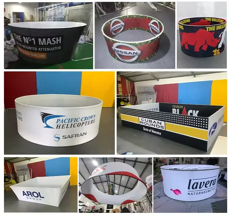 Custom Printing Exhibition Advertising Skybox Overhead Trade Show Sign Display Ceiling Fabric Hanging Banner