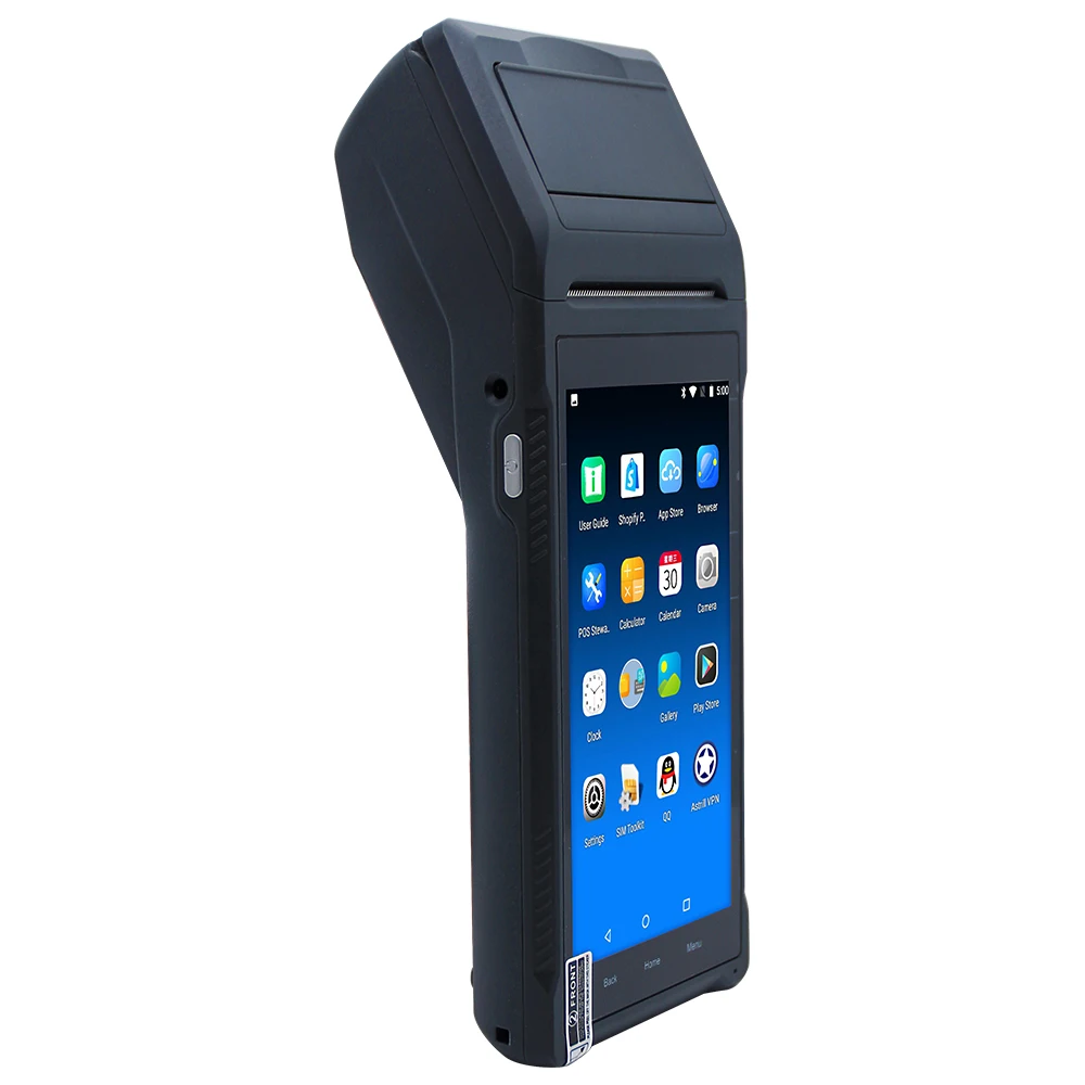 ITCF-2H food ordering machine with printer scanner  NFC payment cheap cost handhel android POS Terminal