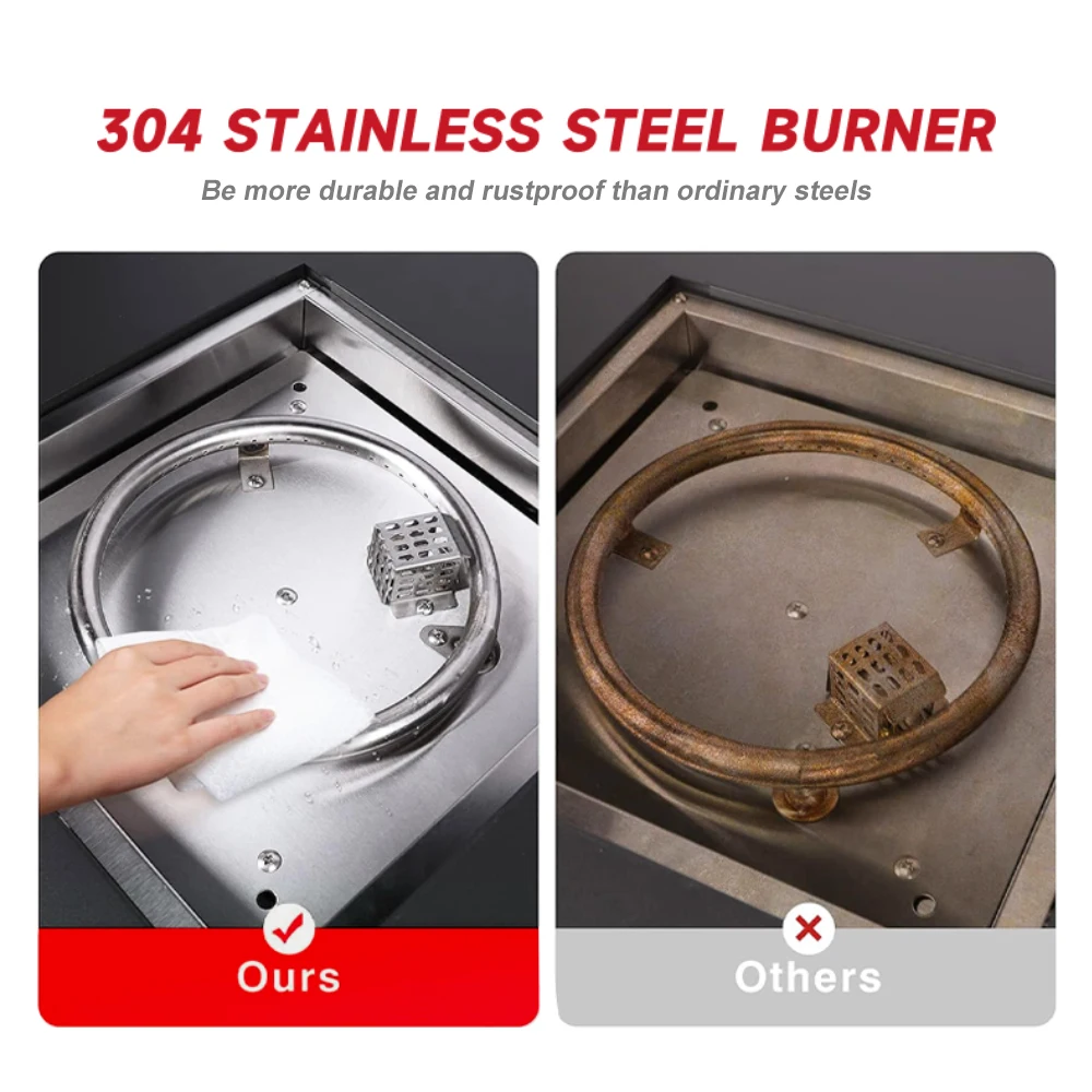 CE approved quartz glass tube patio heater real flame  outdoor gas patio heater