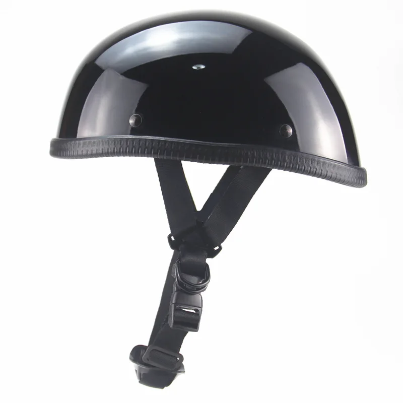 DOT Cheap Factory OEM motorcycle  Personality Retro Scoop Helmet EE Half Electric American Matte Black Helmet
