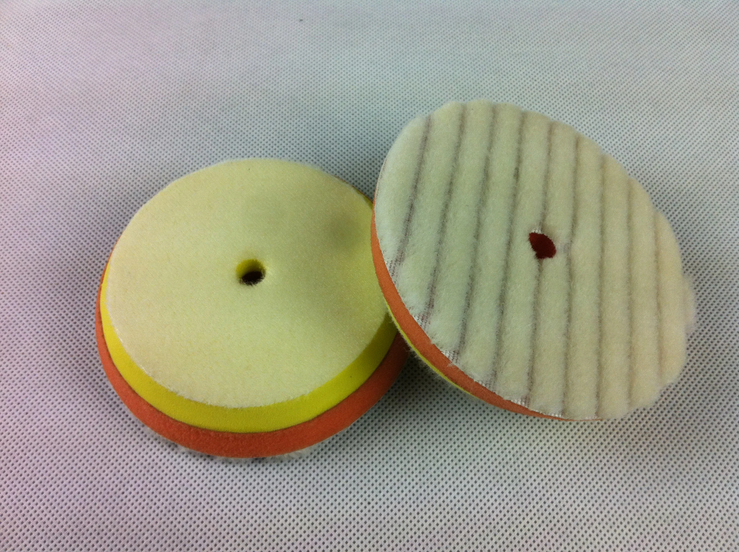 6 дюймов DA полировка с полосками из чёрно-лицевая сторона тампоном для DA полировщик