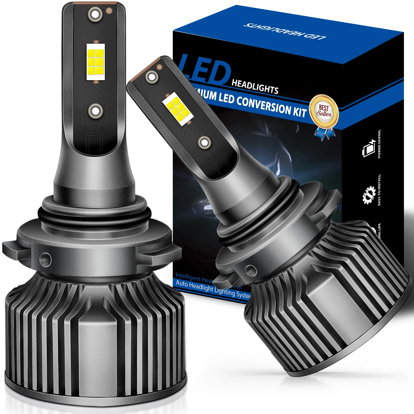 High Low Beam 9005 Led Headlight Bulb 50W 6500K H4 H7 Led Headlight Projector H8 9006 9012 H11 Auto Led Headlight Bulb