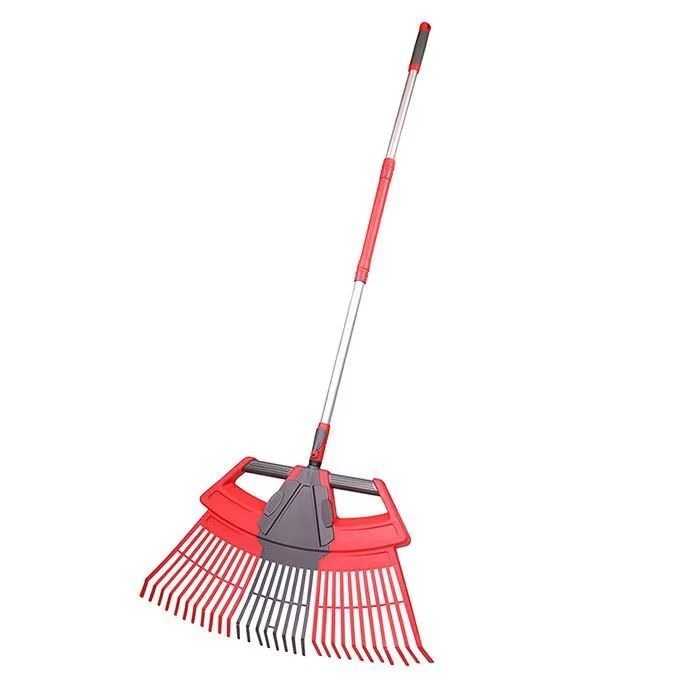 quality safety PP garden harrow rake portable garden leaf rake