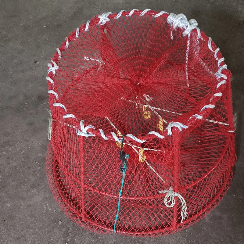 Heavy Duty Convenient Collapsible Design Folding lobster pot rectangle king crab trap