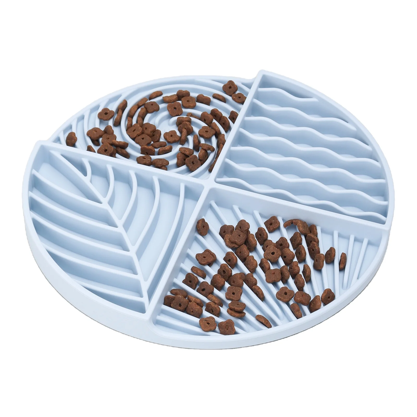 Multifunction Slow Feed Food Grade Silicone Lick Pad Mat for Pet Dogs and Cats Automatic Cat Dog Lick Food Grade Bowl