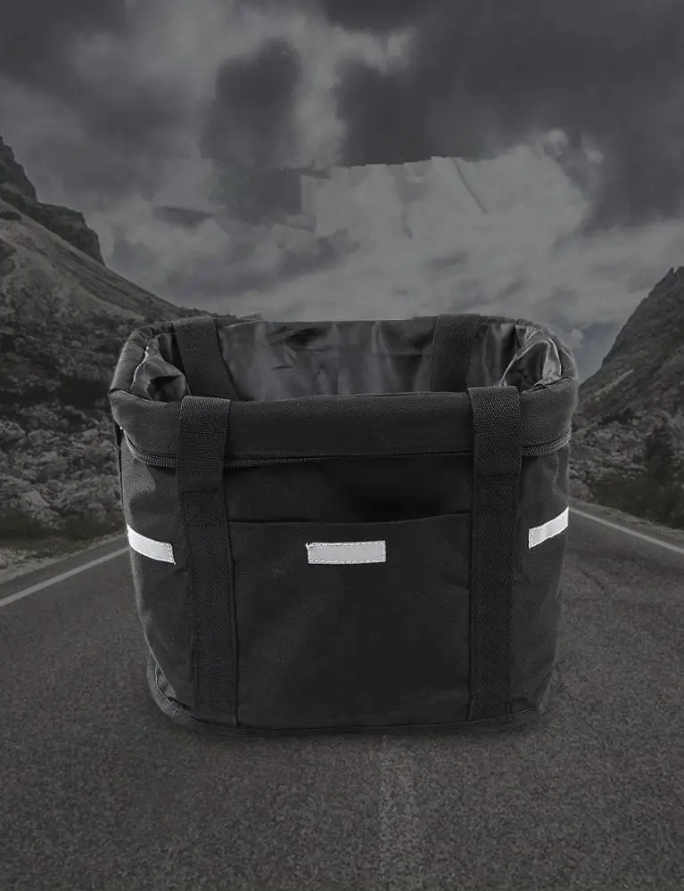 Bicycle Pet Cat Dog Puppy Basket Carrier Frame Bag Cage Carrying Removable Pet Cat Dog Carrier Bicycle Front Basket Travel Bag