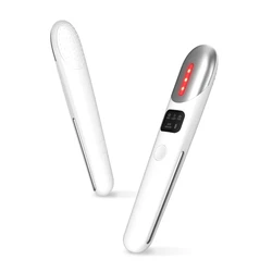 Portable Beauty Instrument Ems Microcurrent Hot Cold Eye Wrinkle Lift Eye Massager Pen Wand Device For Dark Circle Bag Remove