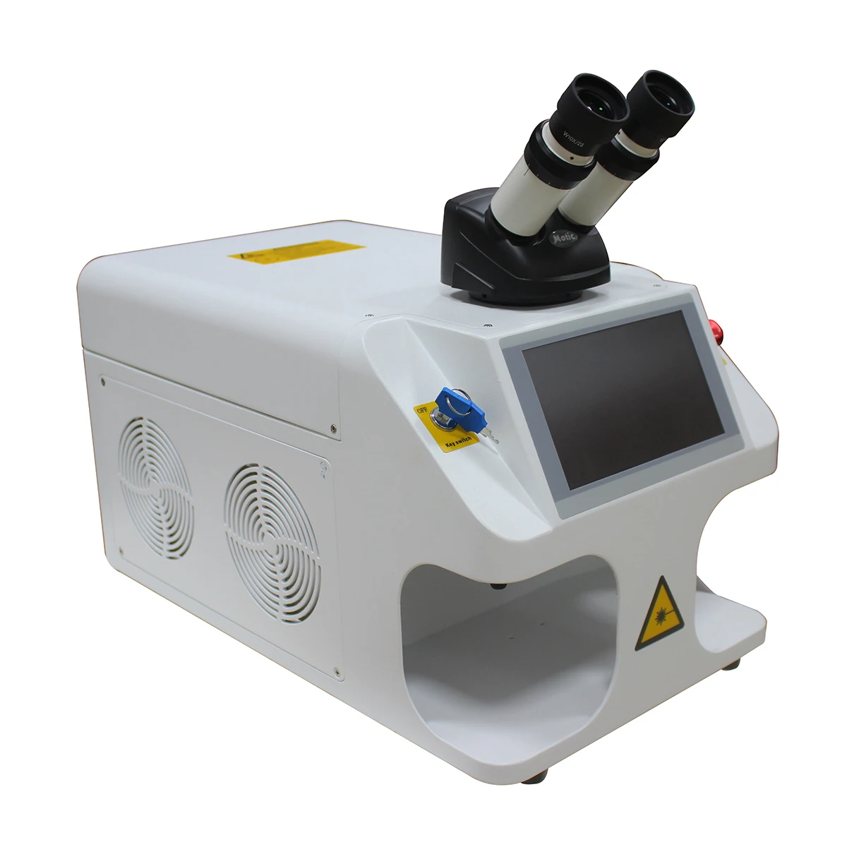 Hunst Jewelry Laser Welding Machine 80W Soldering Mini Portable Fiber Laser Welder Gold Silver Titanium Metal Rings Necklace