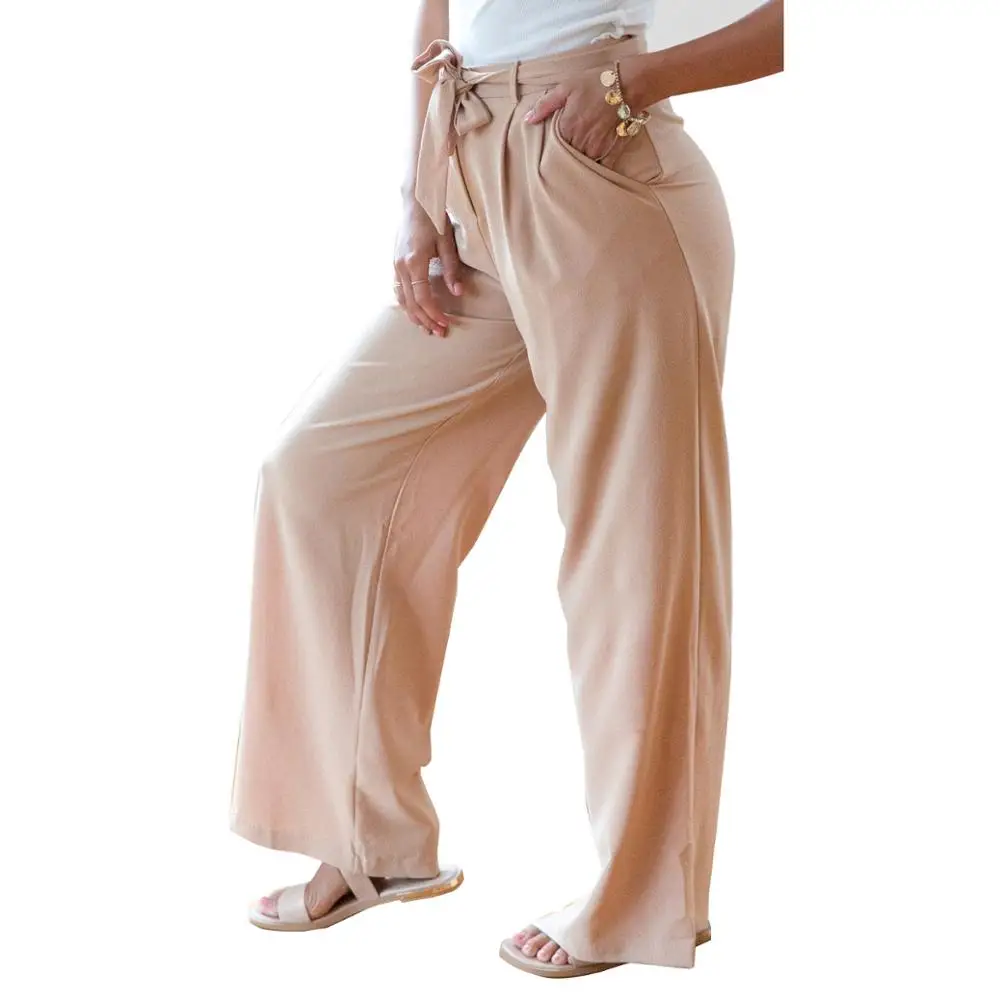 
Women Ladies Plazo Pants Wide leg Plazzo Trousers Loose Pants 