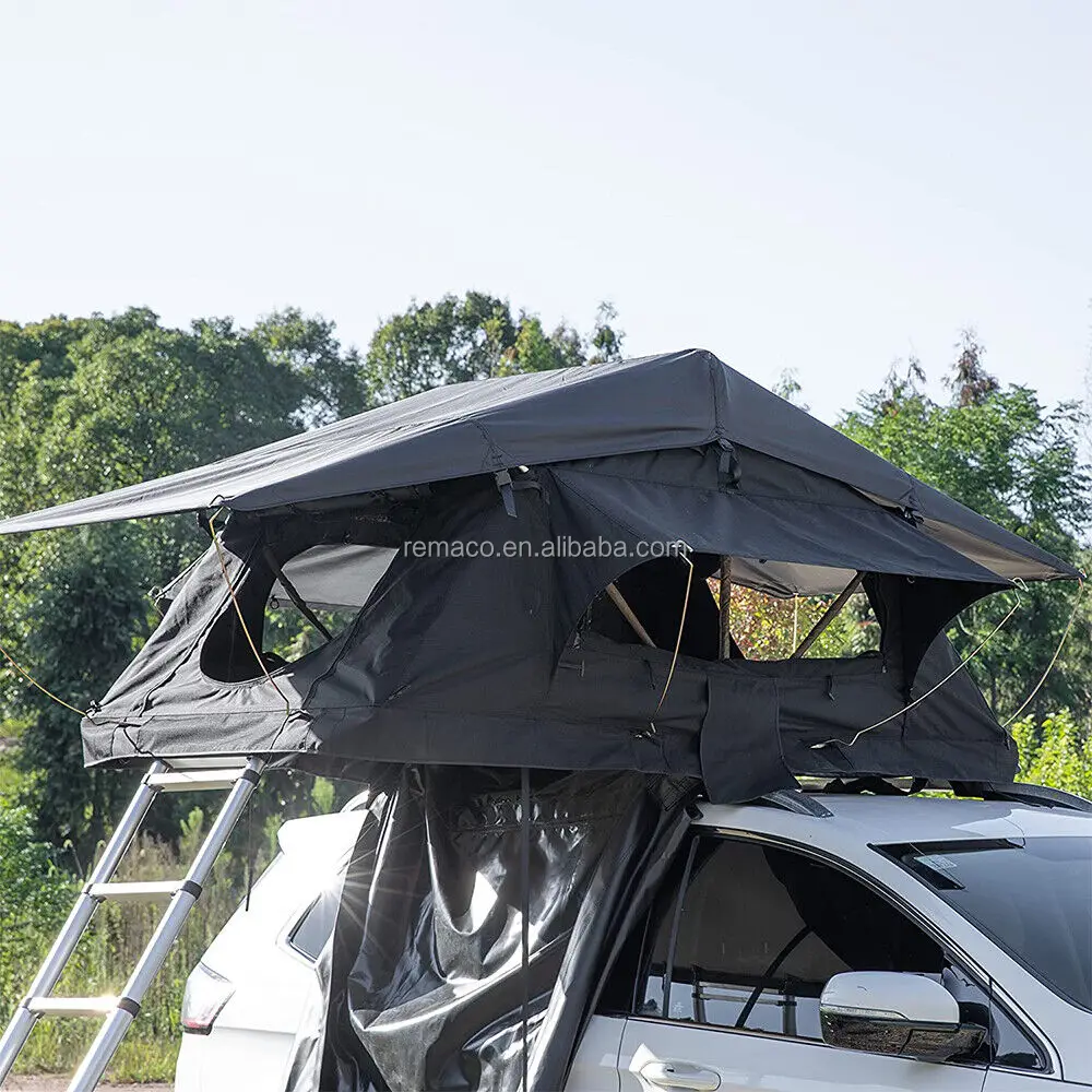 Hot Sale Off Road Outdoor Waterproof Cheapest Car Tent For SUV Camping Travel Over land Soft Roof Top Tent 2 Person