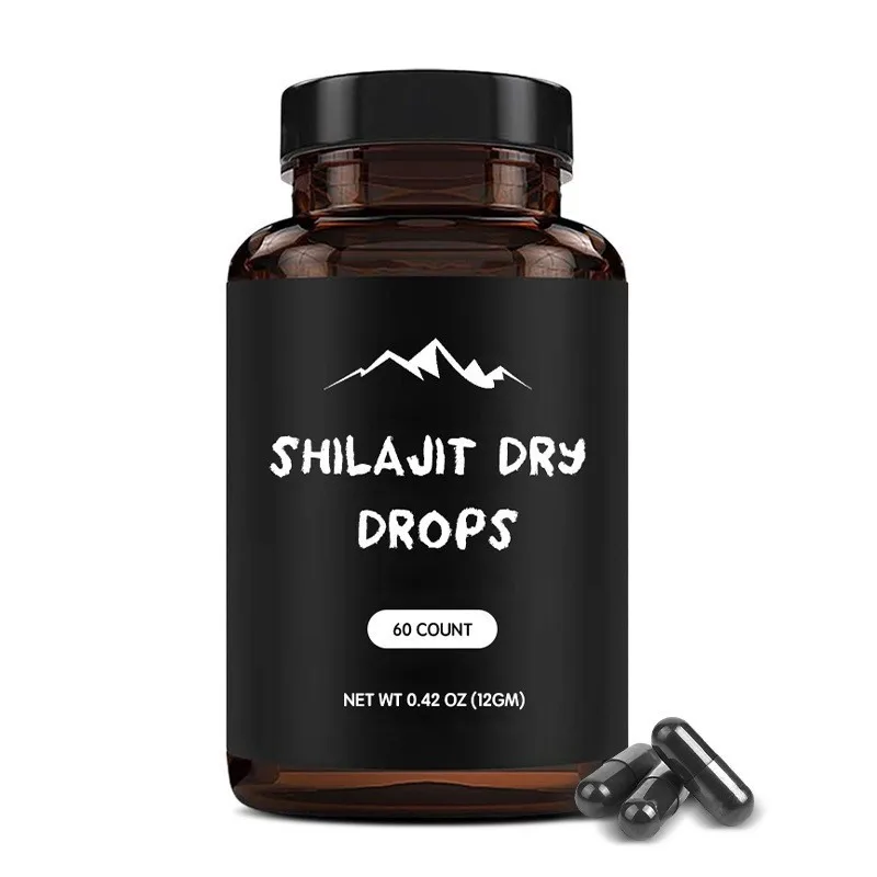 OEM Himalayan Shilajit tablet rich in humic acid 85 minerals enhance male strength Shilajit capsule