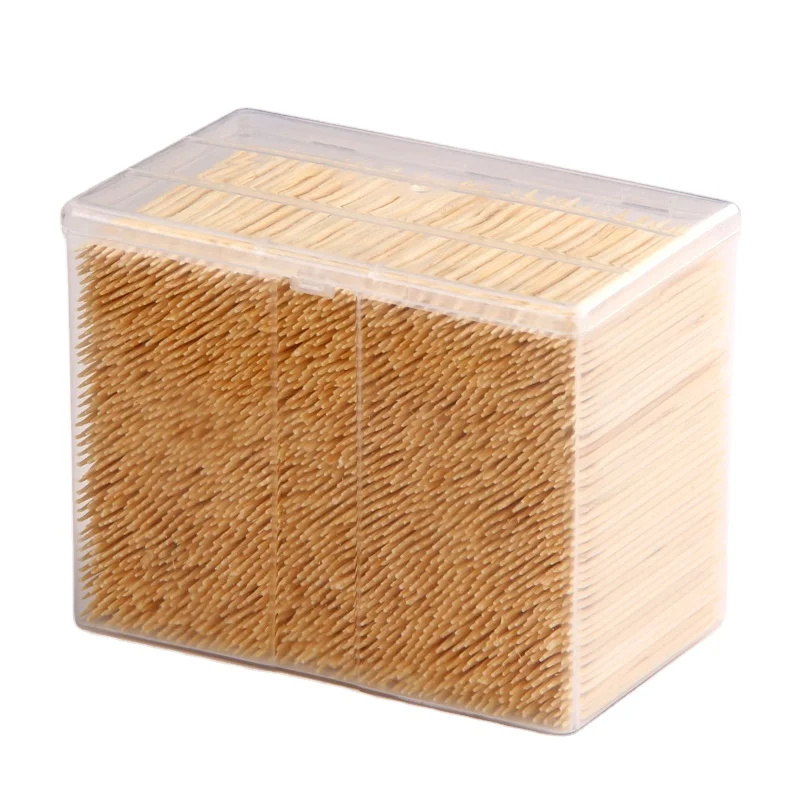 
Manufacturer Wholesale Bamboo Home Restaurant Usage Disposable Buik plastic container pp toothpicks 1000 box 