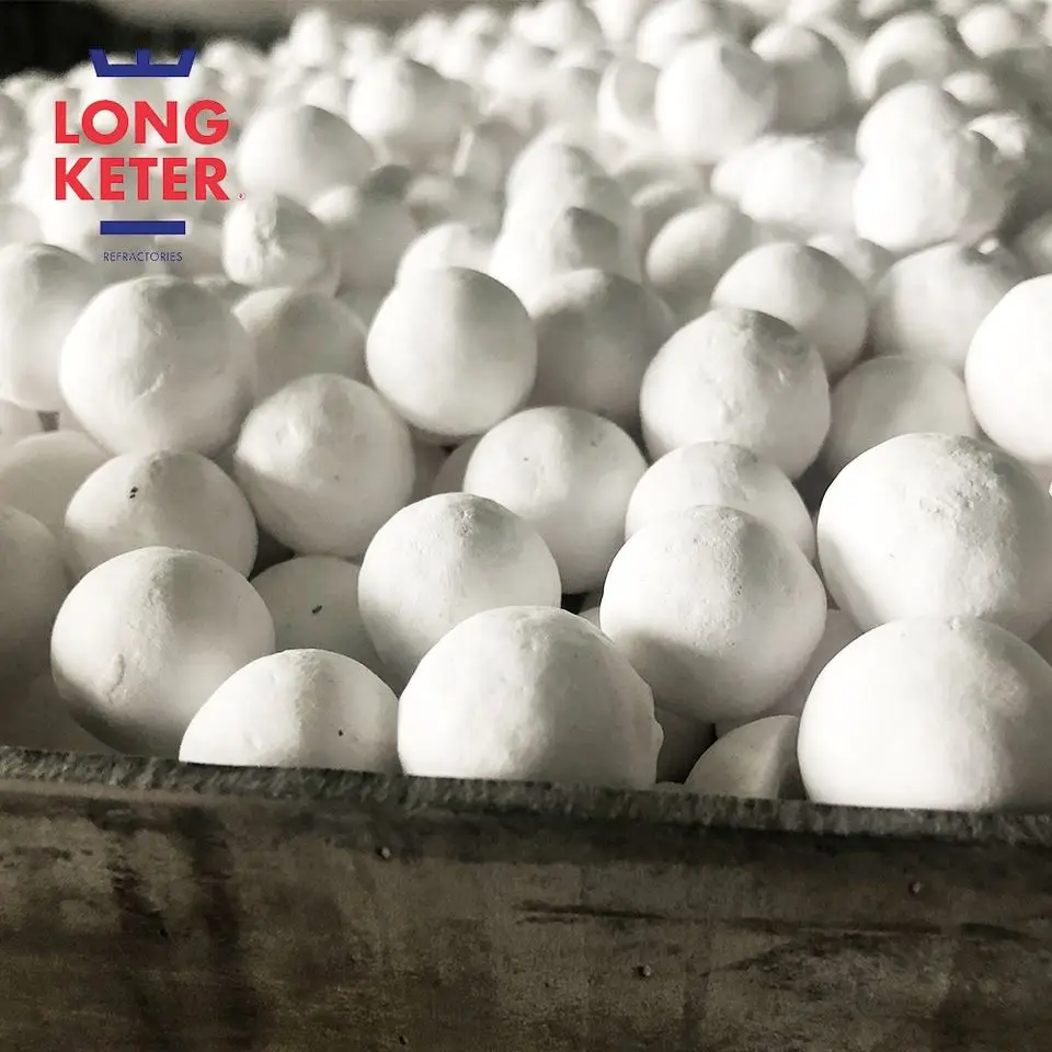 Factory direct sales far high performance refractoriestabular alumina ball 3-5mm
