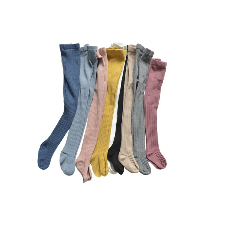 2022 Fashion soft cotton baby girls casual pantyhose tights for kids