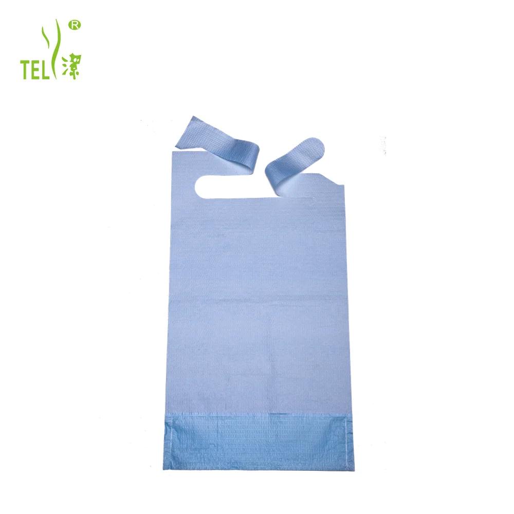 Custom Large Size Disposable Waterproof Adult Bib