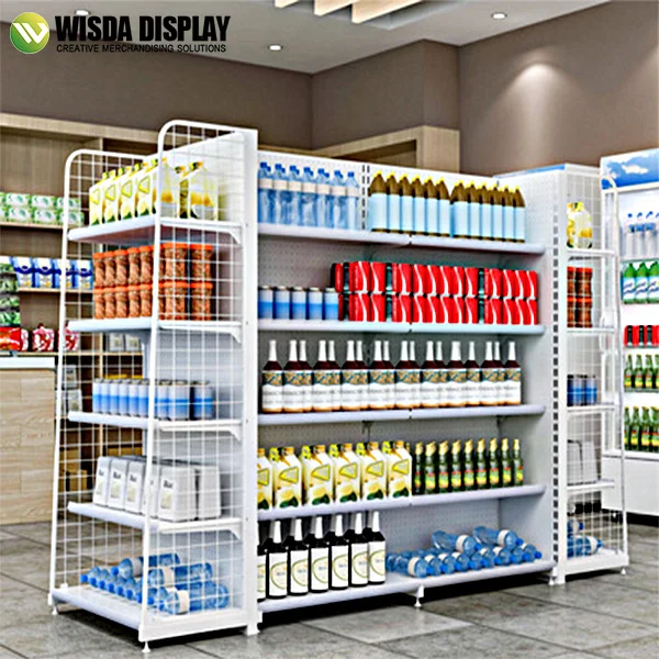 Well designed used rack shelves display for supermarket shelving wisda display
