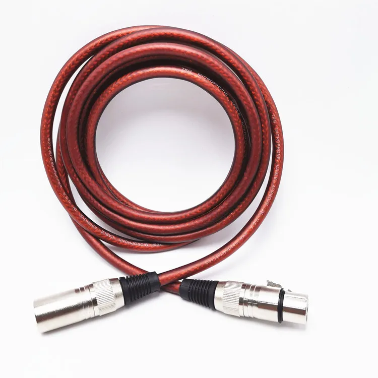 Microphone Cable Application Xlr Connector  Slender Smooth Type, Coiled Xlr Cables Top Rated//
