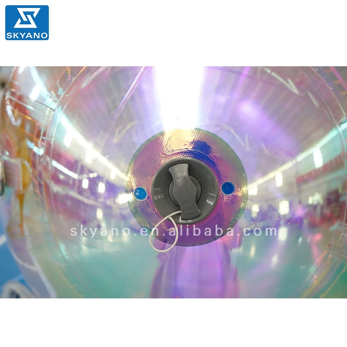 Double layer Iridescent Christmas decoration ball inflatable huang mirror ball