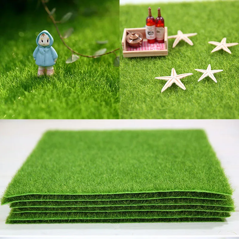 Garden Decoration Green Soft Artificial Grass Synthetic,garden Synthetic Grass Plastic Opp Bag Outdoor Decoration Plastic Rope