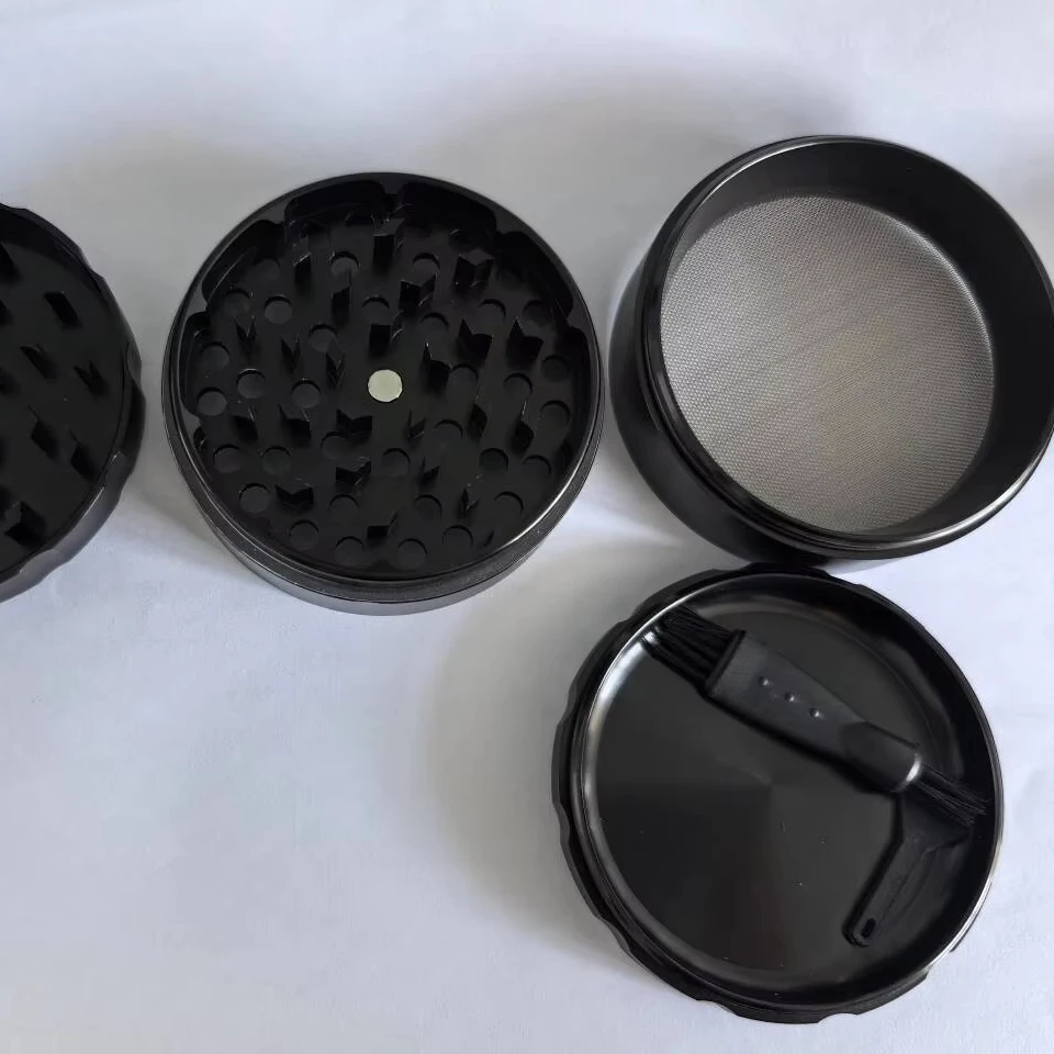 Custom logo 75mm 4 Layer aluminum Alloy cheaper Herb Grinder