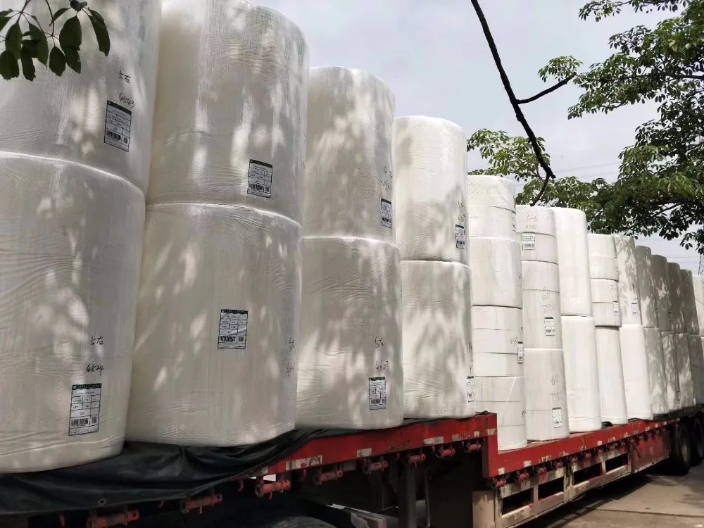 Virgin Pulp Big Roll Toilet Paper Parent Jumbo Roll Raw material for making Toilet tissue paper