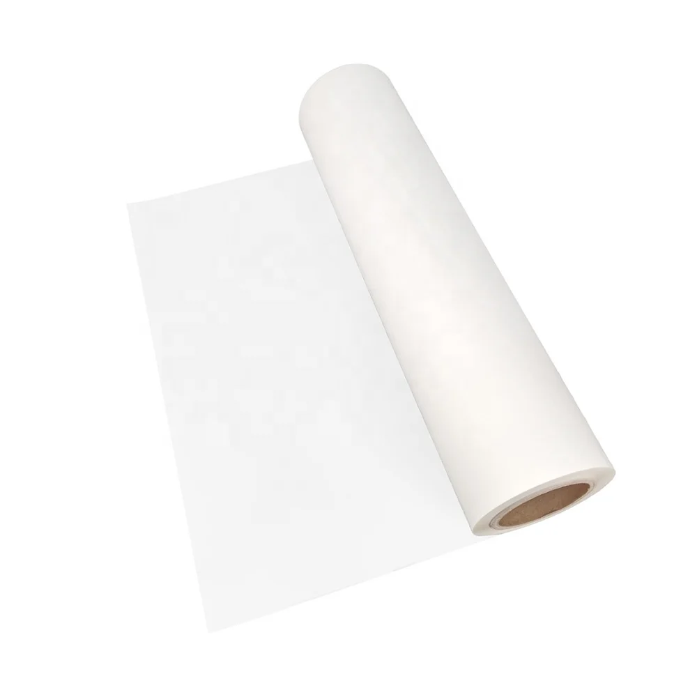 36cm x 52cm PET DTF film roll for high quality 3d flocking label thermal transfer film transfer paper