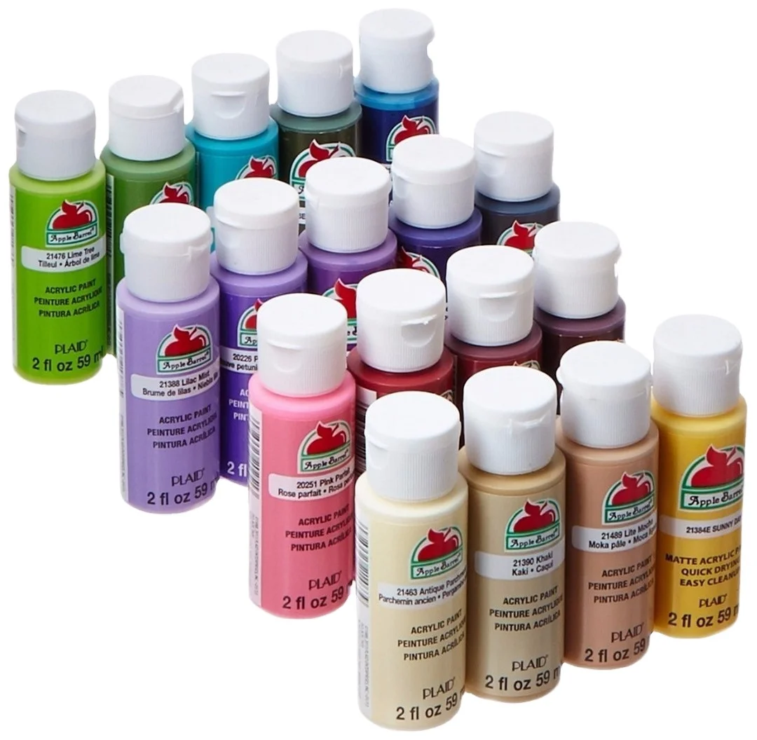 2-Ounce 59ml Assorted Colors Acrylic Paint Acrylic Watercolor Paint Set