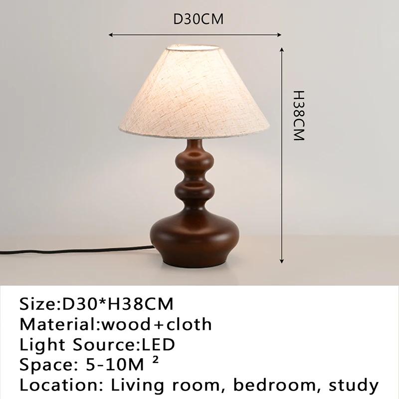 Modern Retro Creativity led Table Lamp Night lamps home decor luxury Living Room Bedroom LED Bedside Desk Light