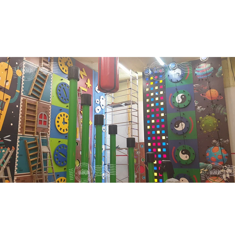 Direct Manufacturer Kids Indoor Fun Rock Climbing wall For Amusement Center