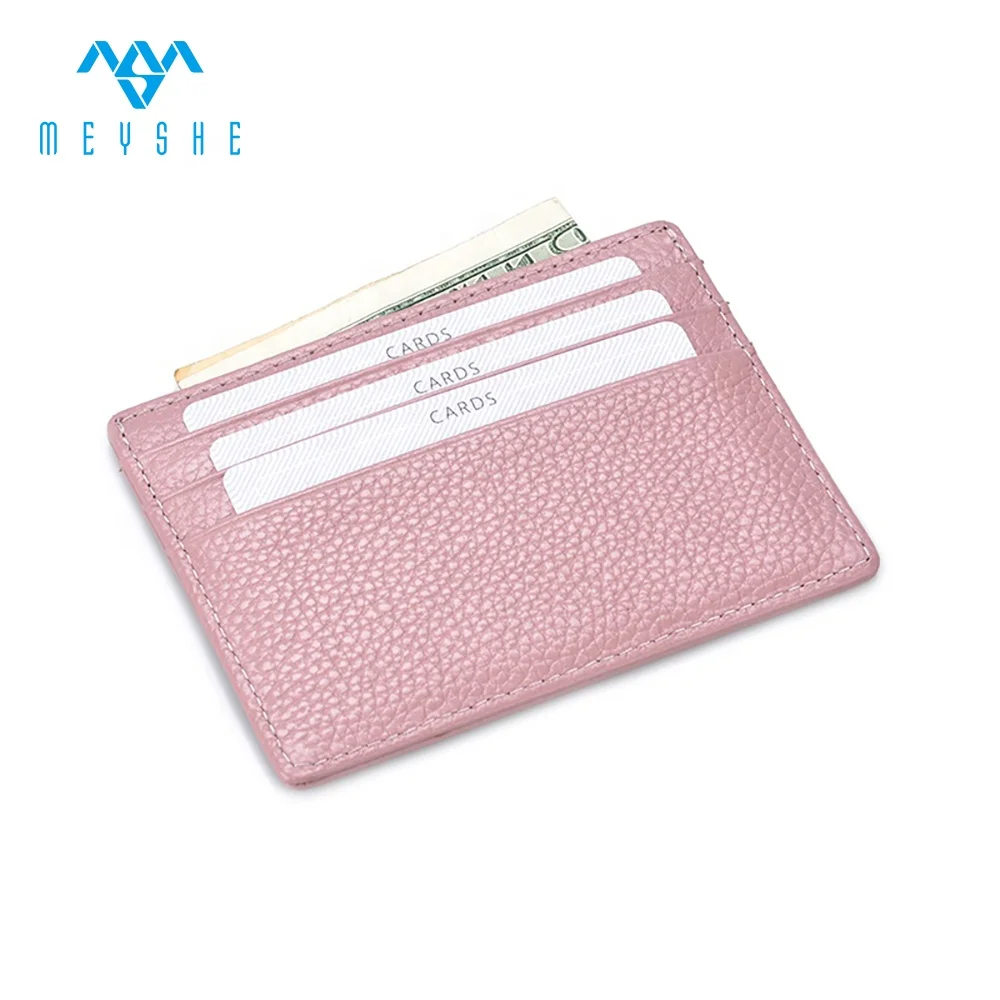 NEW Hot sale top genuine leather rfid blocking vip hotel card holder for women