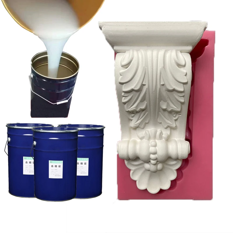 Silicone molds tin cure liquid silicone rubber for column pillar GRC GRG molds