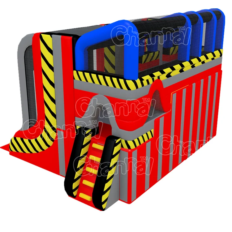 Inflatable Warped Wall/ Inflatable Ninja Wall/ Inflatable Ninja Warrior obstacle course for sport game