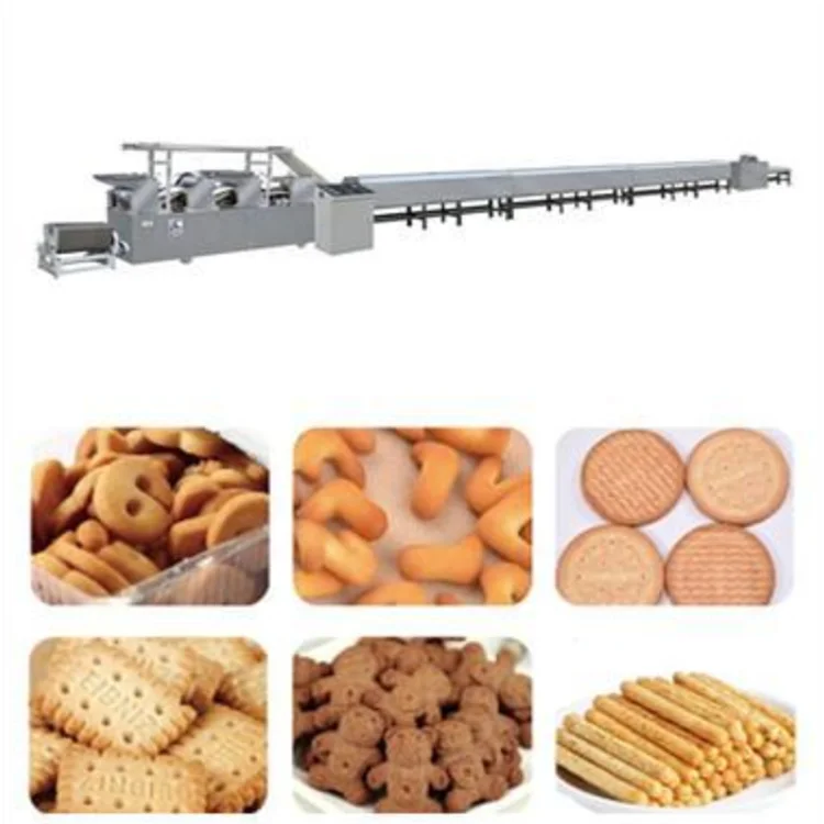 Automatic Small Biscuit Making Machine / Biscuit Making Production Line / Electric Mini Cookie Maker Snack Machines