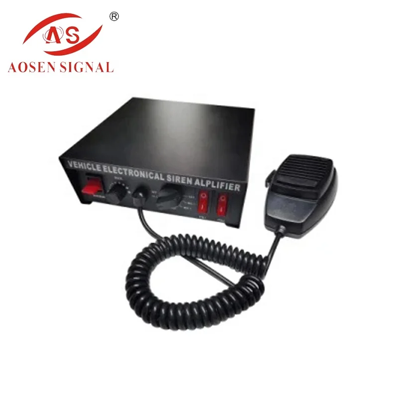 Federal Signal PA300 Wired Electronic Emergency 9 tone Vehicle Megaphone Siren Speaker