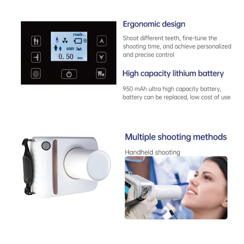 Dynamic Cheap Price High Frequency Digital X Ray Machine Handhold Portable Xrays Dental