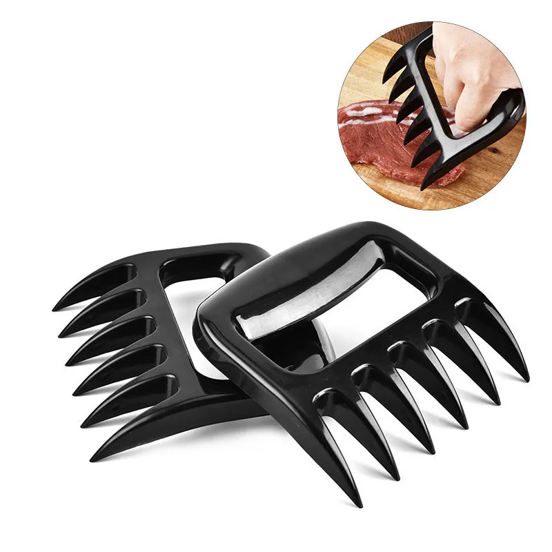 Meat Claw Grill Plastic Meat Claw Set Grill Tools Bear Claw Fork Meat Shredder Barbecue Accessory