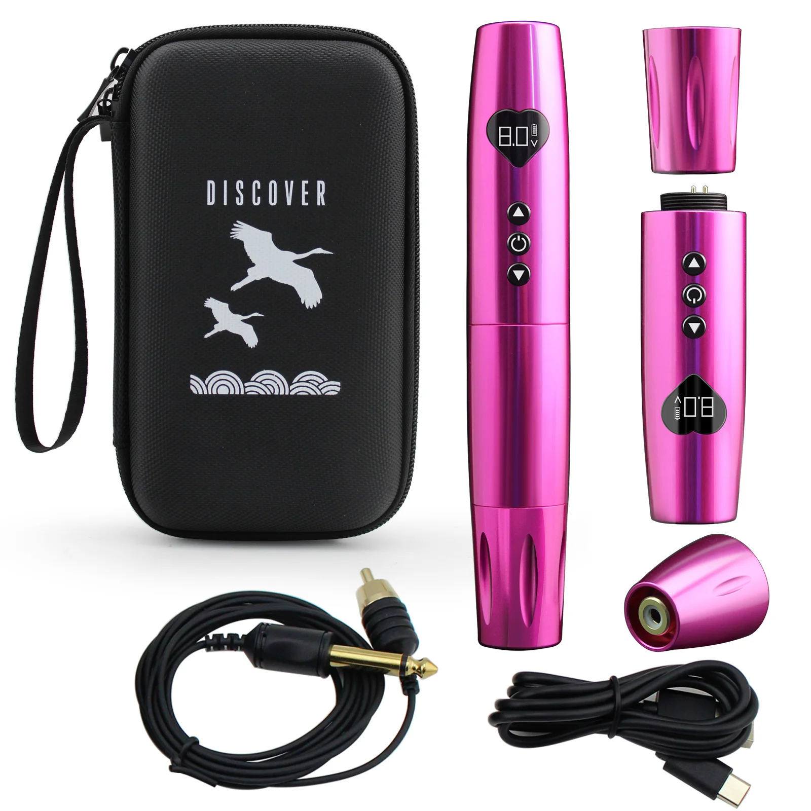 Discover 800mAh 2 Battery Permanent Makeup PMU SMP EyeBrow Lip Eyeline Wireless Rotary  Tattoo Pen Machine