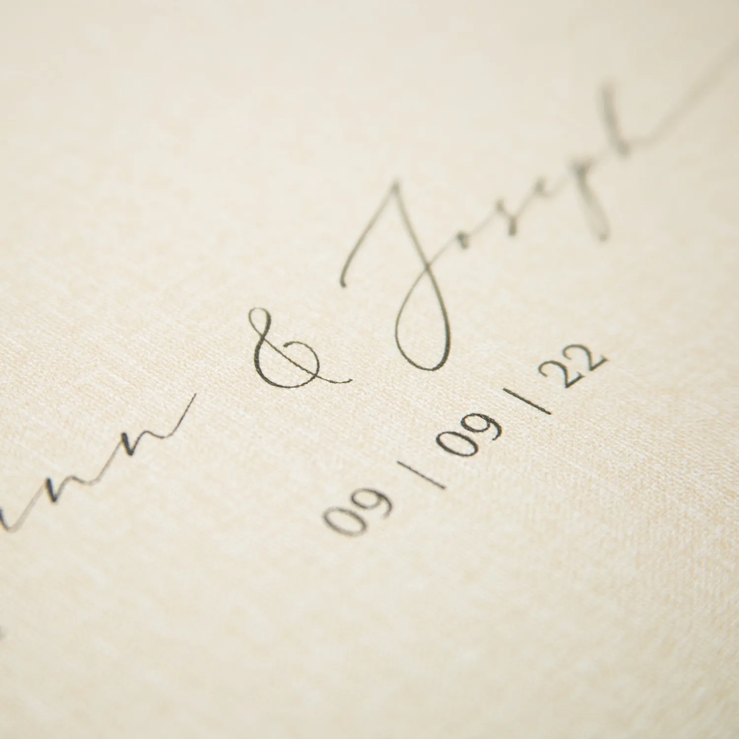 12X12 Premium Canvas Lined Cream Engagement Party Modern Reception Signing Linen Wedding Decor Guest Book Sign Guestbook