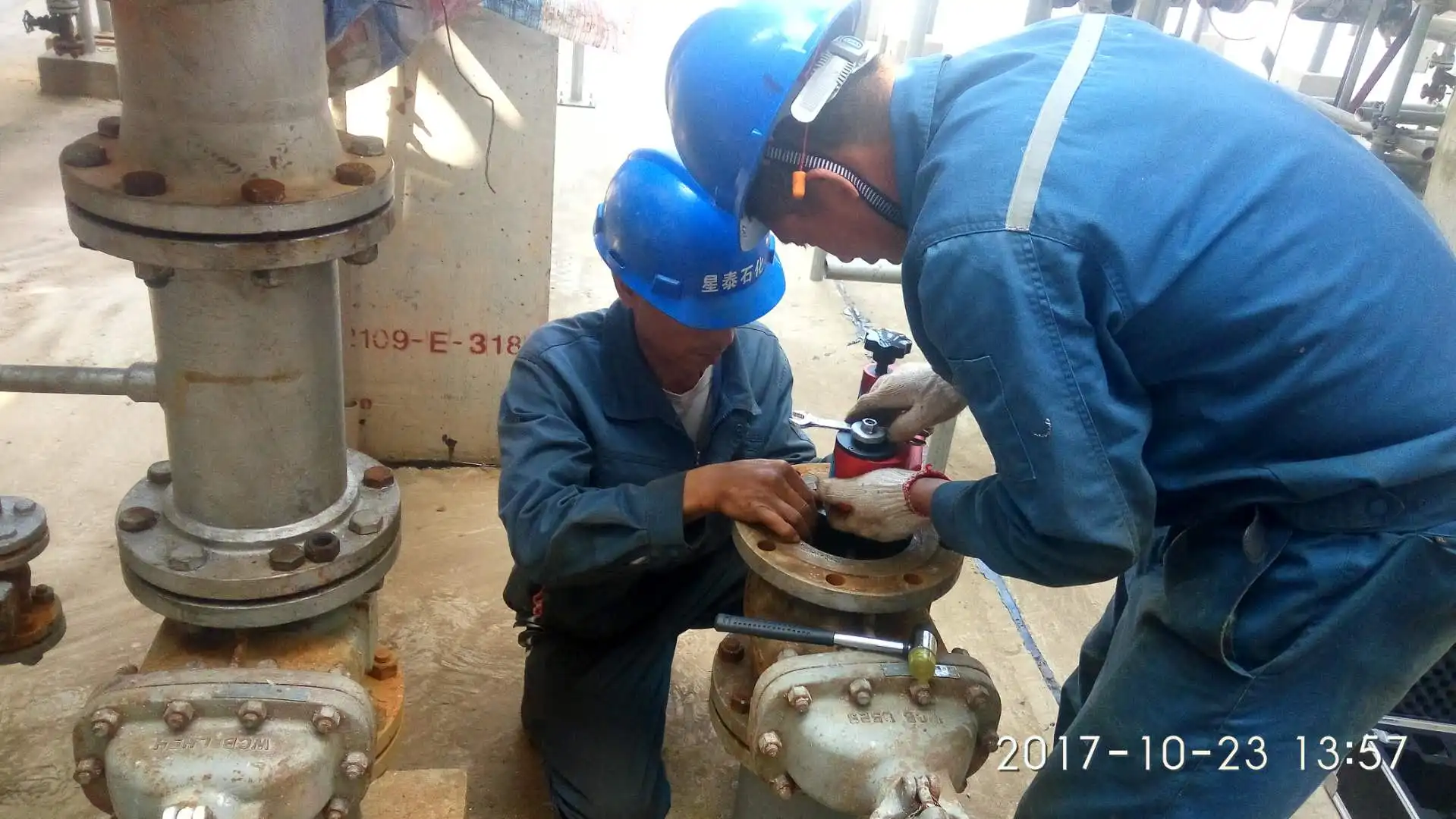 
Portable Flange Facing Machine With Hand Power Easy To Set up Made by JOYSUNG 