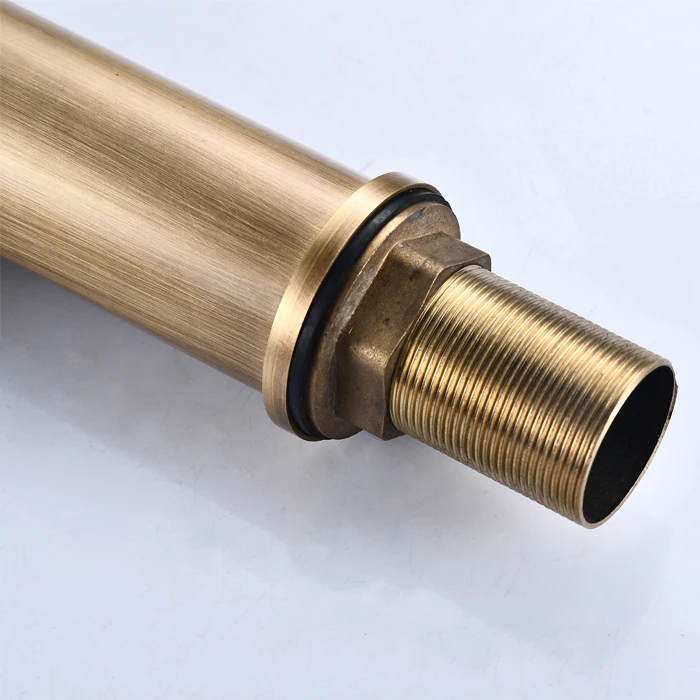 Настольный латунный смеситель с одной ручкой, выдвижной смеситель для раковины