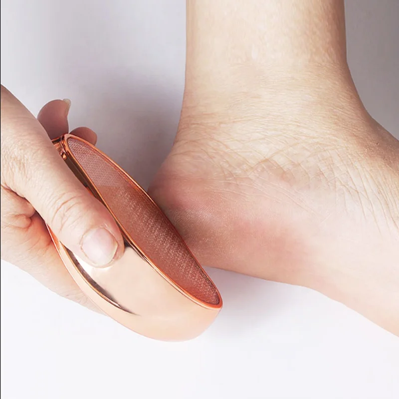 Factory hot selling mango-shaped glass nail shiner for foot