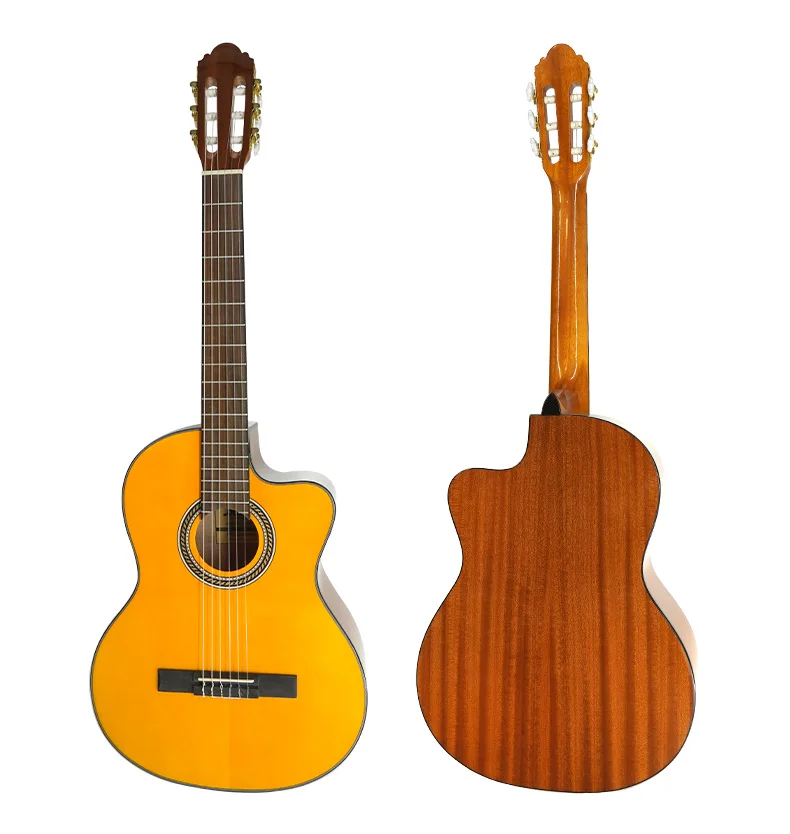 Factory Hot Sale Wooden Matt Painting Electrical 12 String Acoustic Electric Guitar