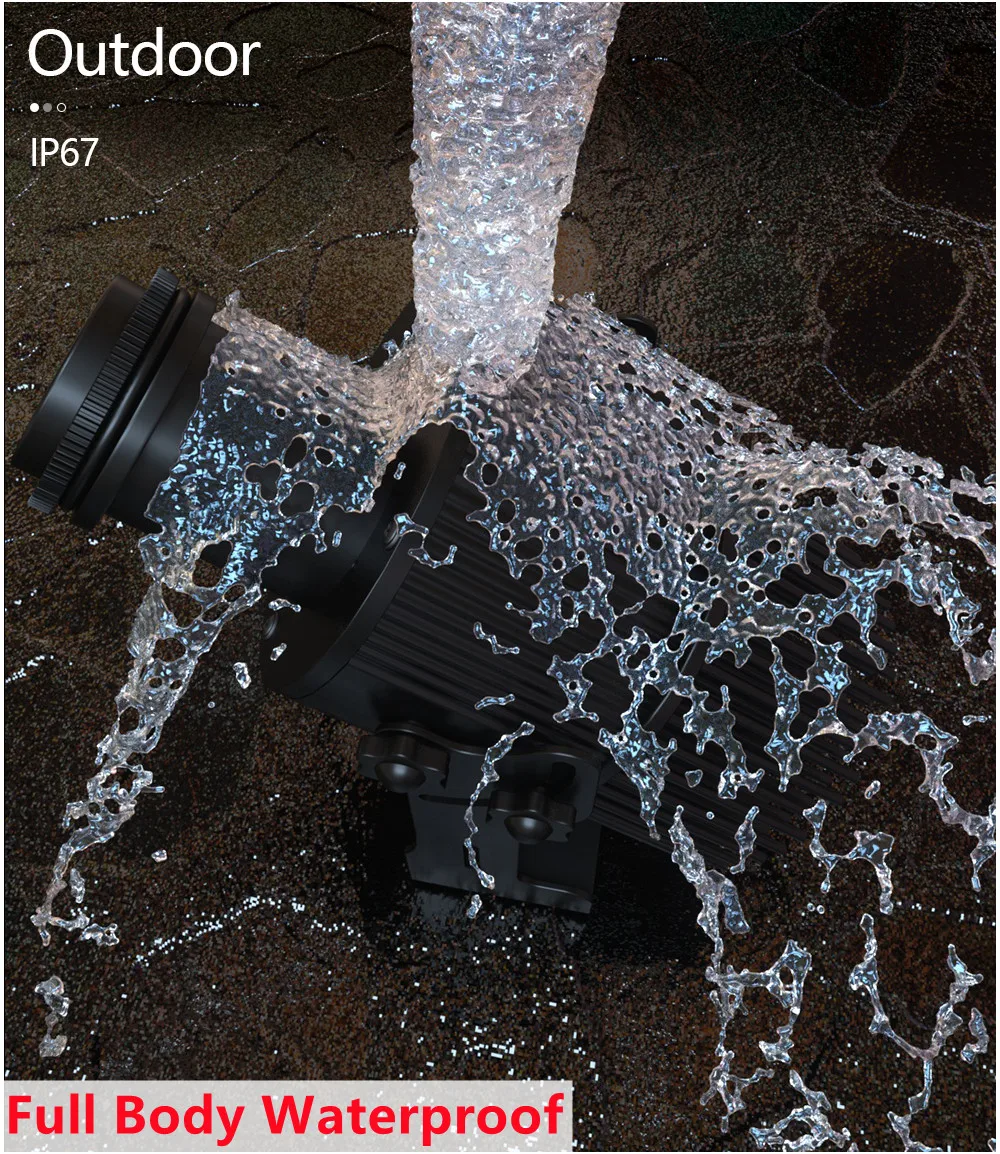 200W 4 Pictures Multiple Image Remote Control Outdoor Projector For Advertising Gobo Projector