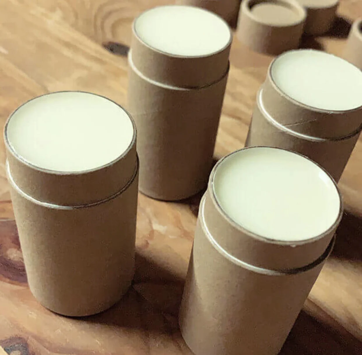Hot sell Kraft paper  Eco-friendly deodorant lip balm lipstick paper tube twist up tubes